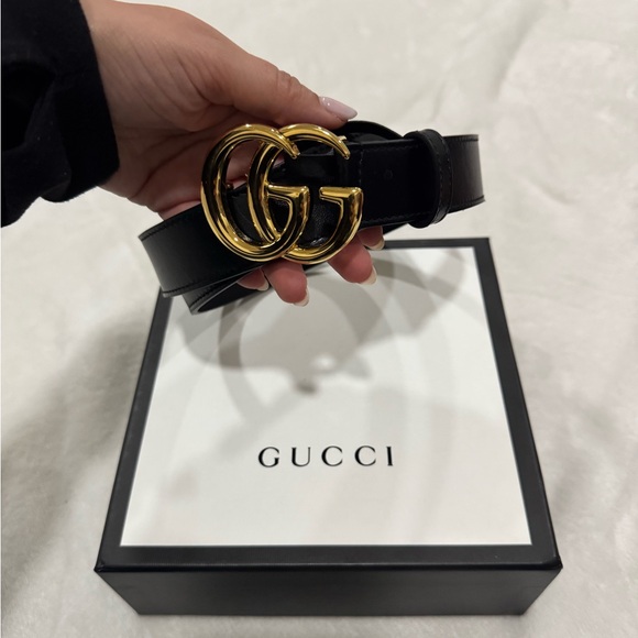 GUCCI MAN BELT W.30 GG MARMONT - Picture 5 of 6